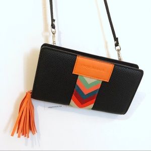 Cirque du Soleil crossbody faux leather purse NWT